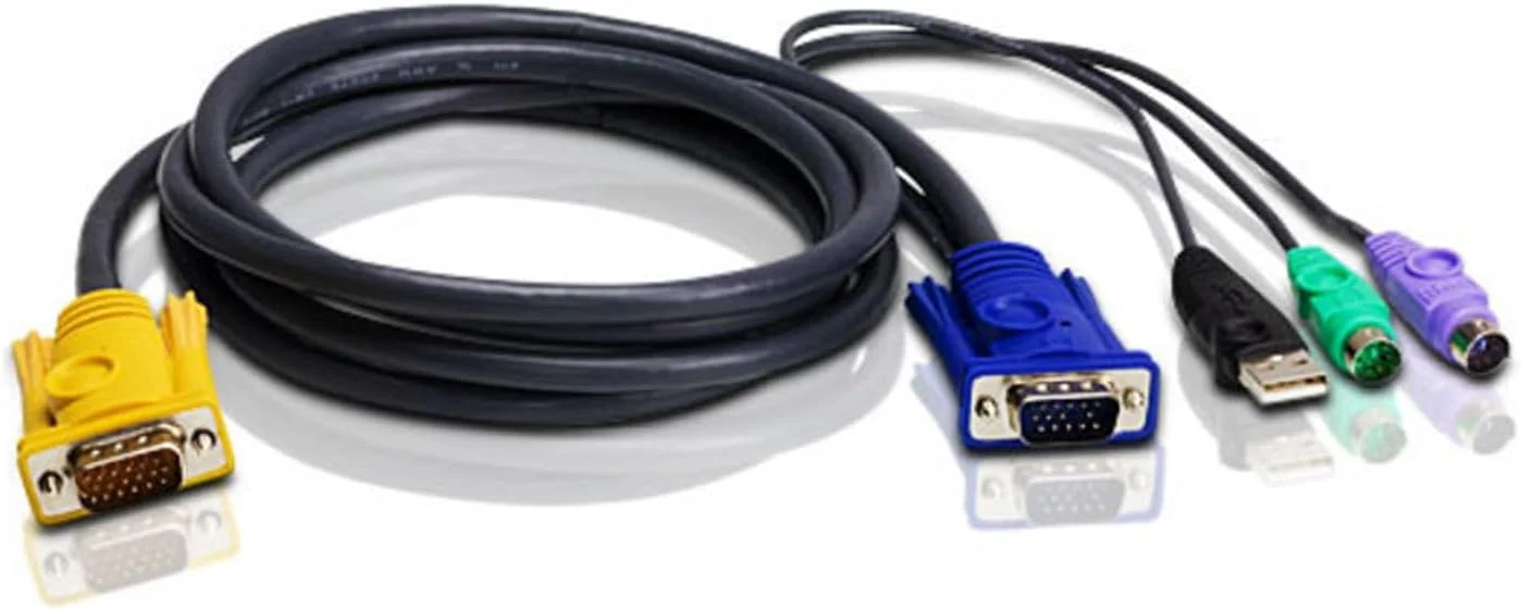 کابل KVM آتن 5302UP PS/2 USB طول 1.8 متر