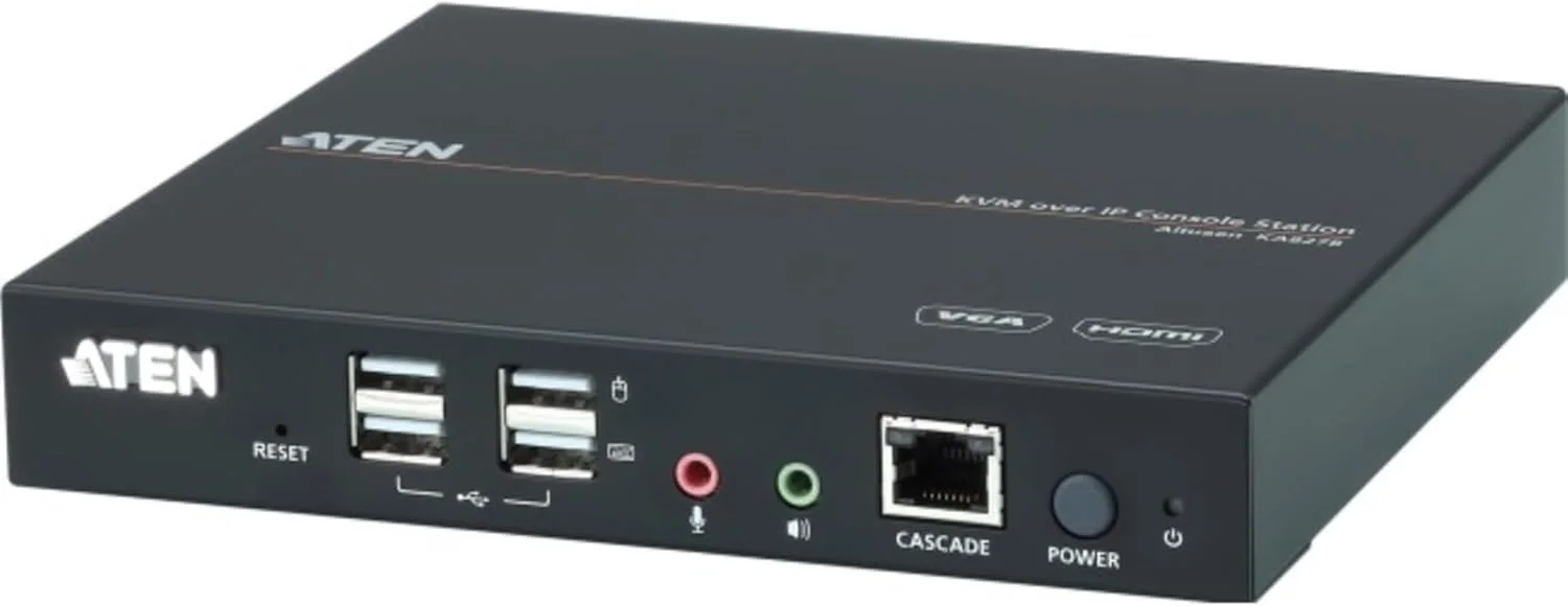 ایستگاه کنسول KVM از نوع VGA/HDMI IP مدل ATEN KA8278