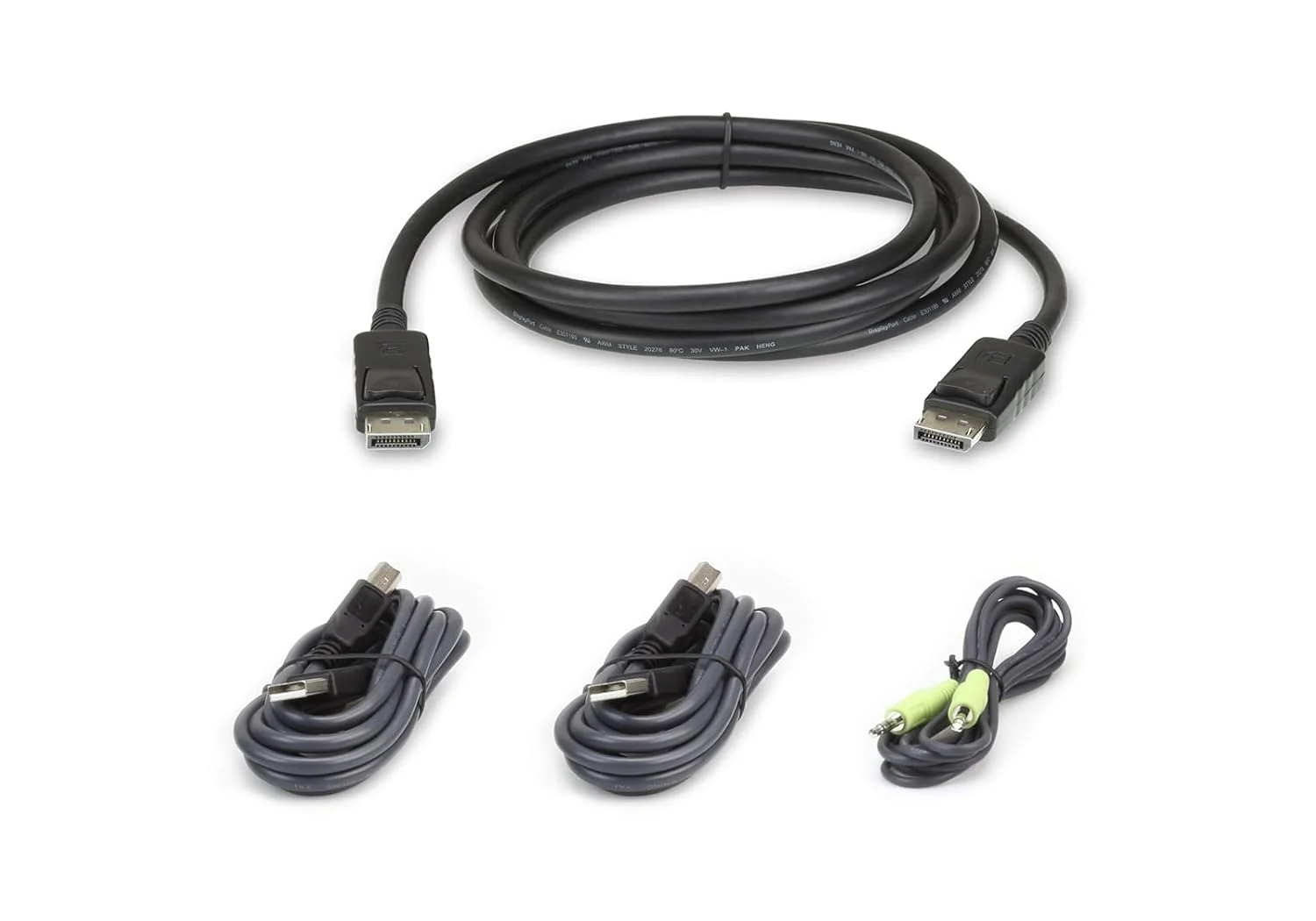 کیت کابل امن KVM دیسپلی‌پورت USB آتن 1.8 متری، 2L-7D02UDPX4 (کیت کابل KVM 1.8 متری)