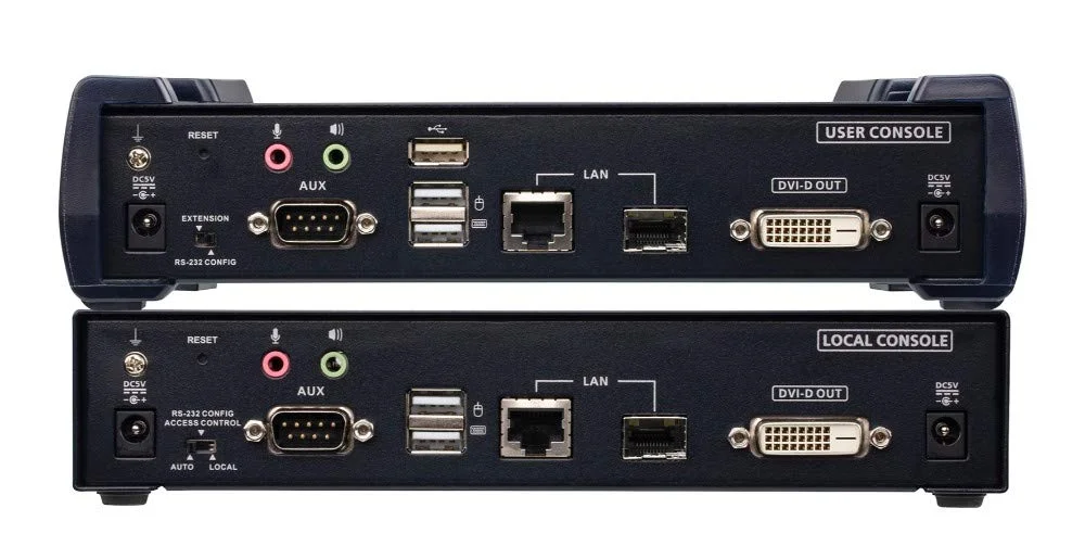 اکستندر KVM دوال-لینک DVI-D آتن 2K مدل KE6910-AX-G (اکستندر Over IP)