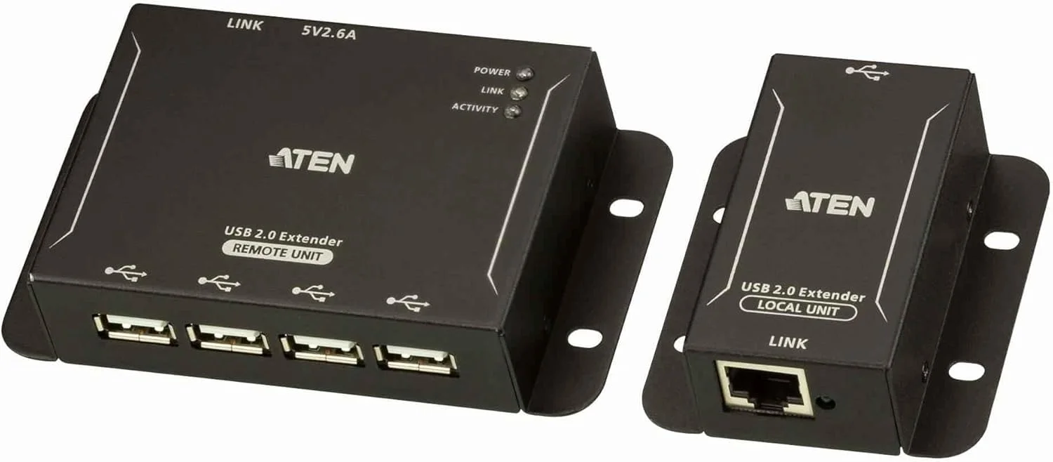 اکستندر USB 2.0 Cat 5 چهار پورت ATEN تا 50 متر