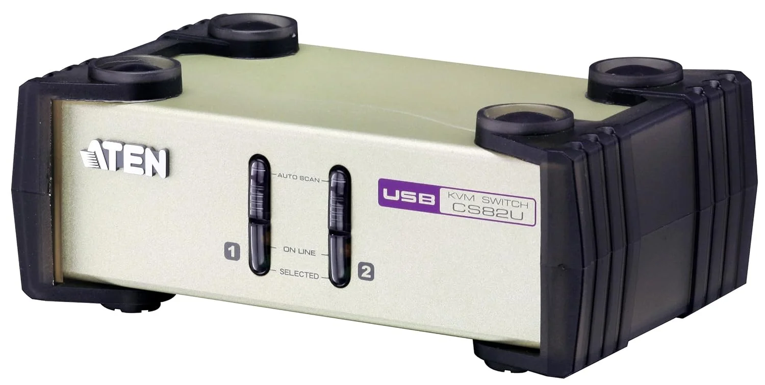 کی وی ام 2 پورت USB-PS/2 مدل CS82U از ATEN