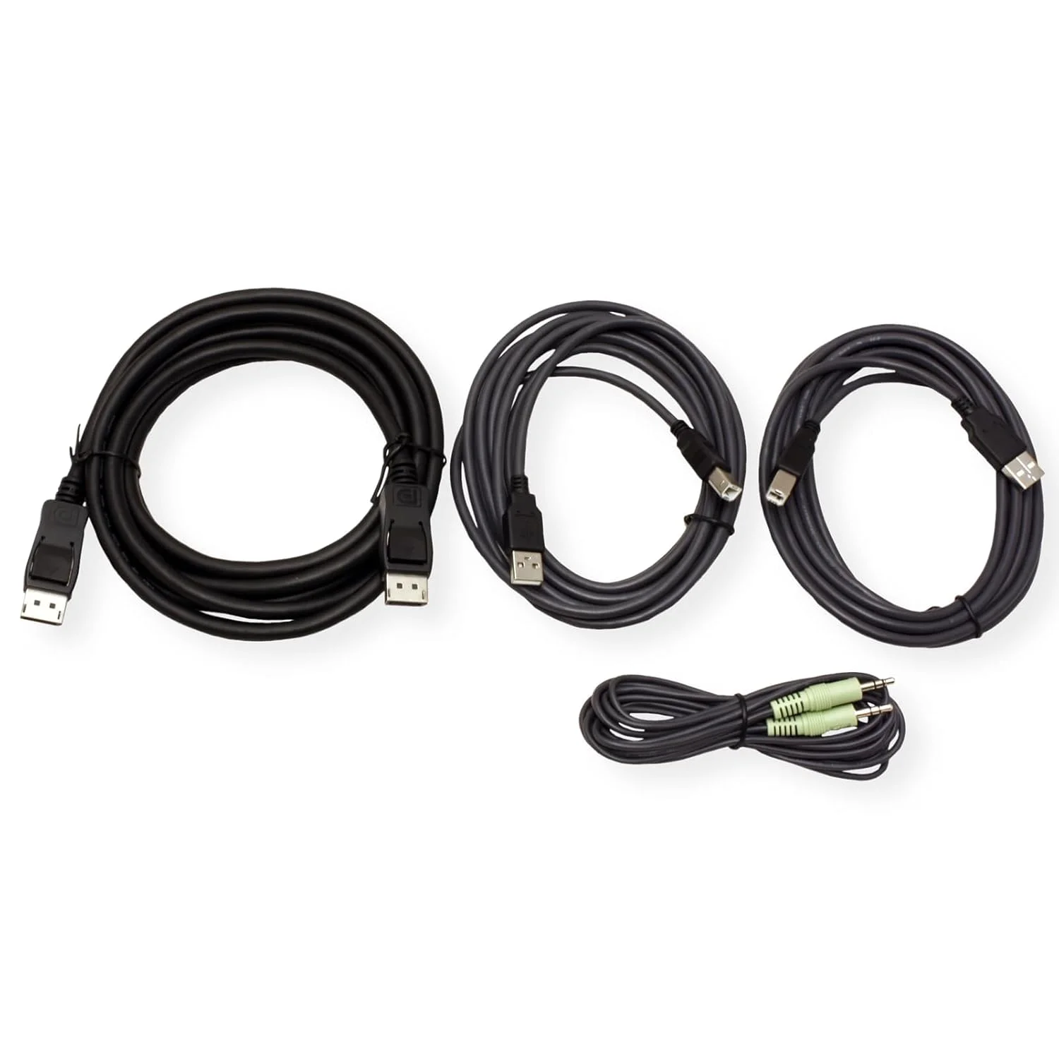 مجموعه کابل امن USB DisplayPort مدل ATEN 2L-7D03UDPX4 طول 3 متر