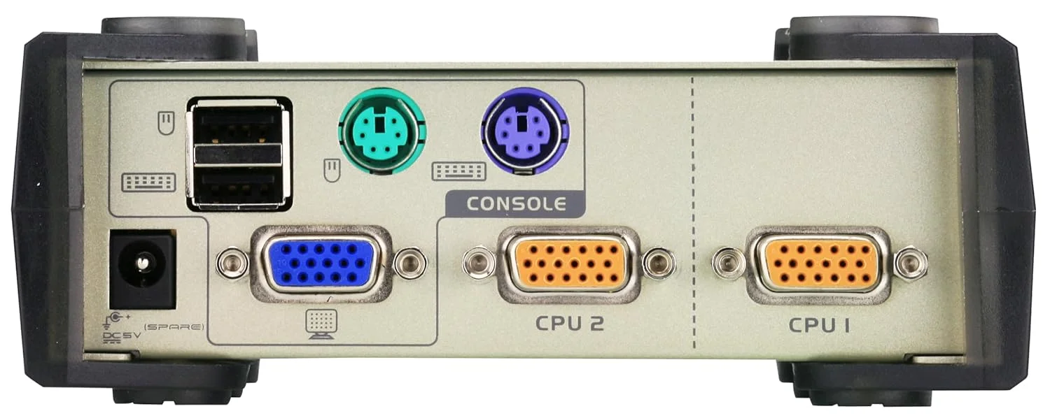 کی وی ام 2 پورت USB-PS/2 مدل CS82U از ATEN