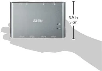 سوئیچ اشتراک گذاری 2 پورت USB-C Gen 2 مدل ATEN US3342 با قابلیت عبور توان - USB 3.1 (Gen 2) Type C - اکسترنال - 4 پورت USB - مک، کامپیوتر