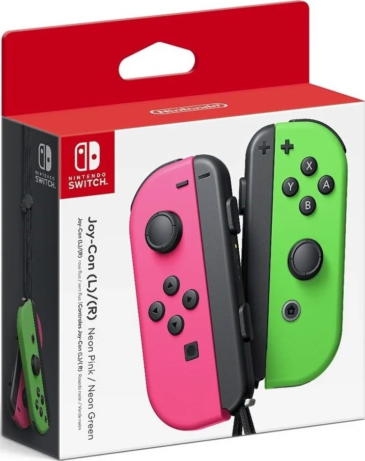 جفت دسته بازی نینتندو سوییچ Joy-Con - سبز نئونی/صورتی نئونی | ACSC-43079