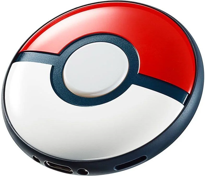 دستگاه نینتندو Pokemon Go Plus +، بند با گیره، زمان شارژ 3 ساعت و 30 دقیقه، عملکرد لرزش/صدا، سازگار با iOS و Android، شارژ از طریق پورت USB Type-C | Go Plus +