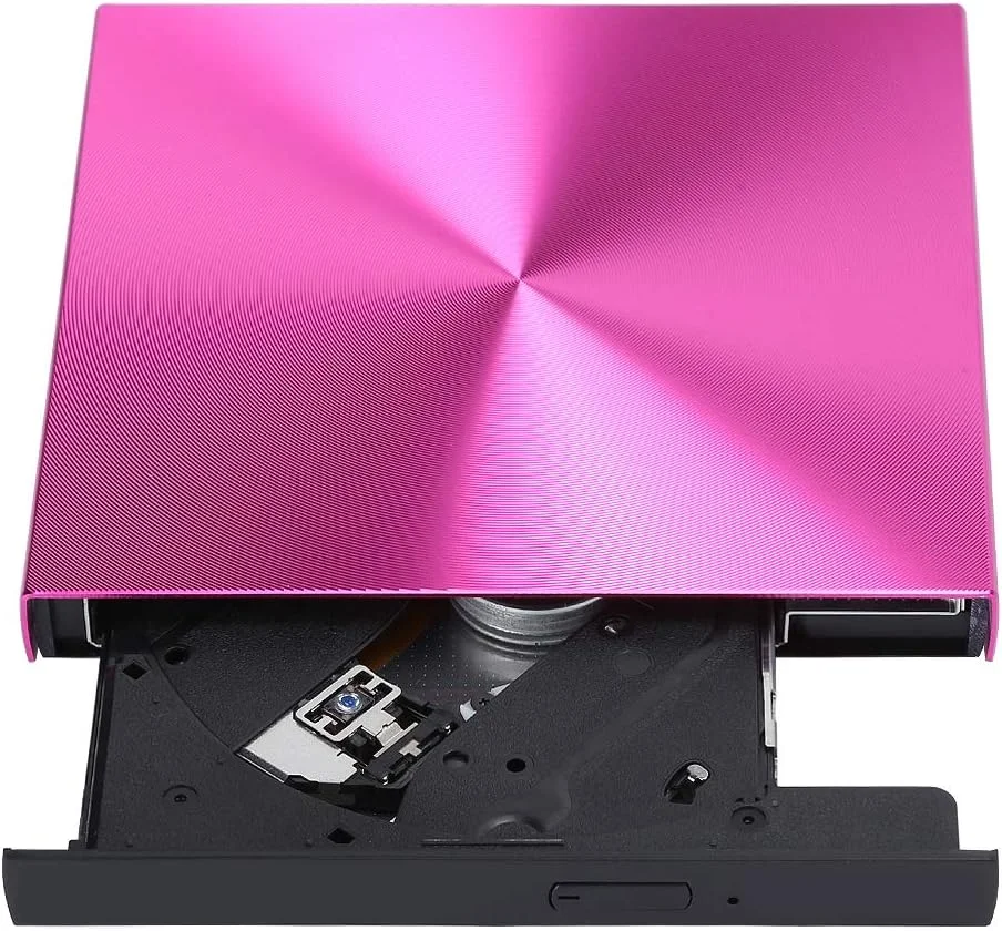 دی وی دی رایتر اکسترنال USB 3.0 Cuifati، پخش کننده و ضبط کننده CD، بدنه آلیاژ آلومینیوم با کیفیت بالا، دی وی دی اکسترنال باریک Plug and Play برای کامپیوتر، لپ تاپ و دسکتاپ
