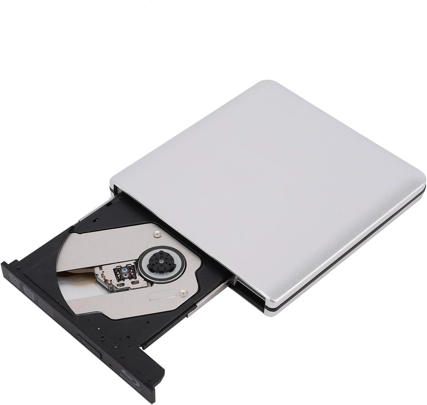 درایو نوری اکسترنال USB3.0، بدنه آلیاژ آلومینیوم، رایتر دیسک بلوری DVD/CD برای لپ تاپ