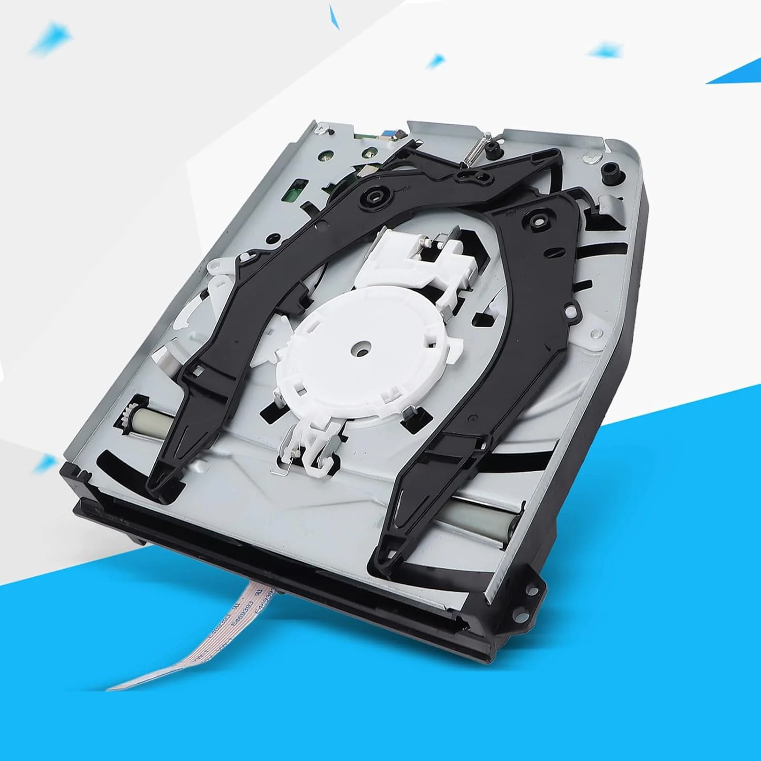 درایو دیسک قابل حمل Zyyini برای تعویض درایو دیسک PS4، قطعه تعمیر PS4 Slim، محفظه تعویض ماژول درایو دیسک Blu-Ray DVD برای کنسول بازی PS4، اتصال و پخش