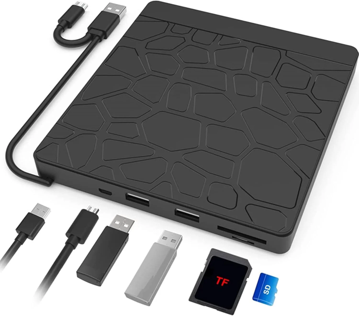 درایو نوری اکسترنال CD DVD برای لپ تاپ: دی وی دی رایتر اکسترنال با پورت های USB 3.0 Type-C و کارت خوان SD/TF - درایو نوری اکسترنال CD DVD برای لپ تاپ، کامپیوتر، مک بوک Win11/10/8/7/XP Linux Mac OS Vista درایو نوری اکسترنال CD DVD برای لپ تاپ: دی وی دی رایتر اکسترنال با پورت های USB 3.0 Type-C و کارت خوان SD/TF - درایو نوری اکسترنال CD DVD برای لپ تاپ، کامپیوتر، مک بوک Win11/10/8/7/XP Linux Mac OS Vista