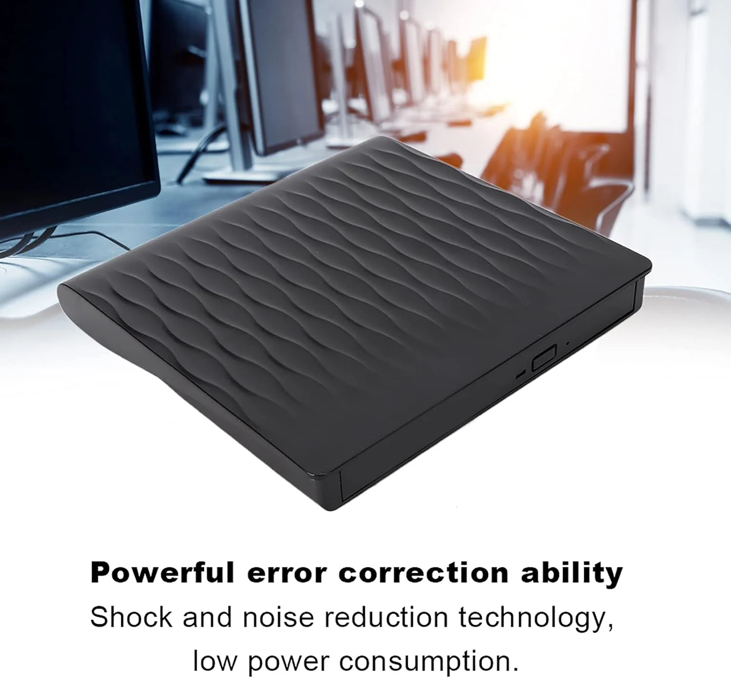 درایو نوری اکسترنال، جعبه ODD قابل حمل درایوهای CD اکسترنال، استاندارد انتقال USB3.0 نوری دانه دار برجسته 12.7 میلی متری قابل حمل