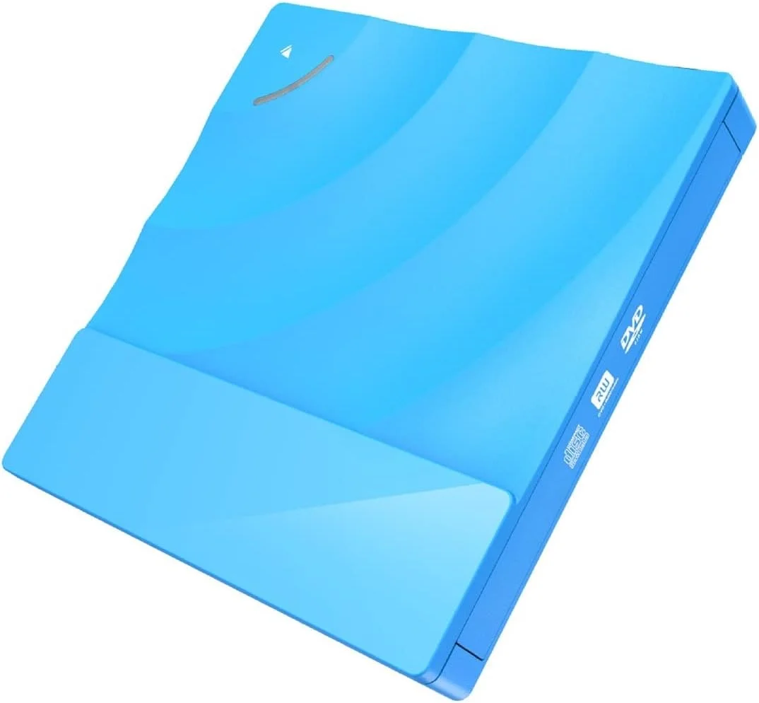 درایو نوری اکسترنال DVD پلیر قابل حمل USB 3.0 پرسرعت CD DVD-RW، درایو دیسک باریک اکسترنال، خواننده دسکتاپ PC لپ تاپ تبلت، تجربه فیلم قابل حمل DVD پلیر