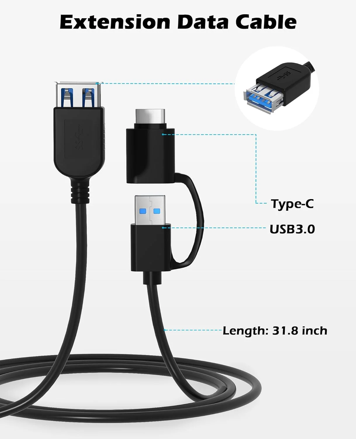 درایو بلوری اکسترنال، درایو بلوری/DVD اکسترنال برای کامپیوتر، رایتر بلوری اکسترنال USB 3.0 Type-C سازگار با ویندوز/MacOS/لینوکس لپ تاپ و کامپیوتر رومیزی