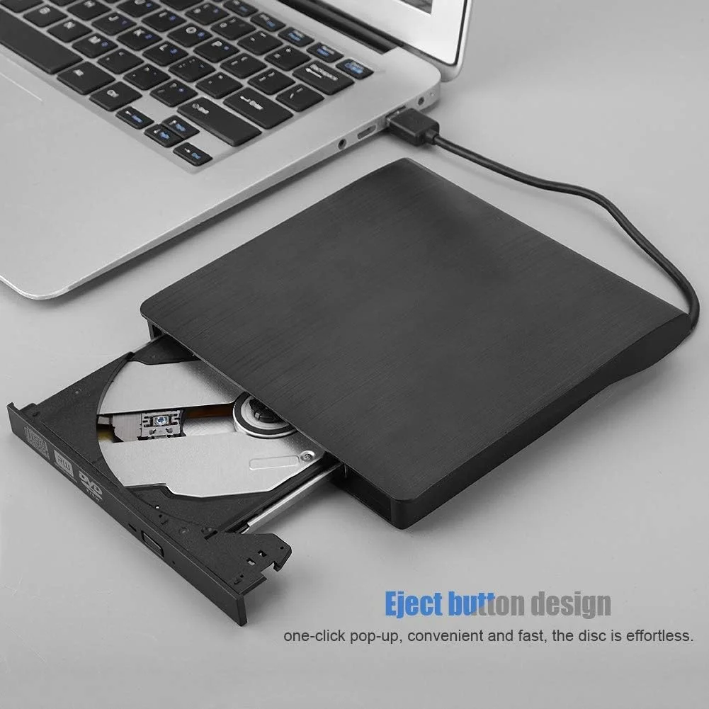 درایو دی وی دی رایتر اکسترنال USB3.0، درایو نوری اکسترنال USB برای لپ تاپ، کامپیوتر رومیزی و موبایل