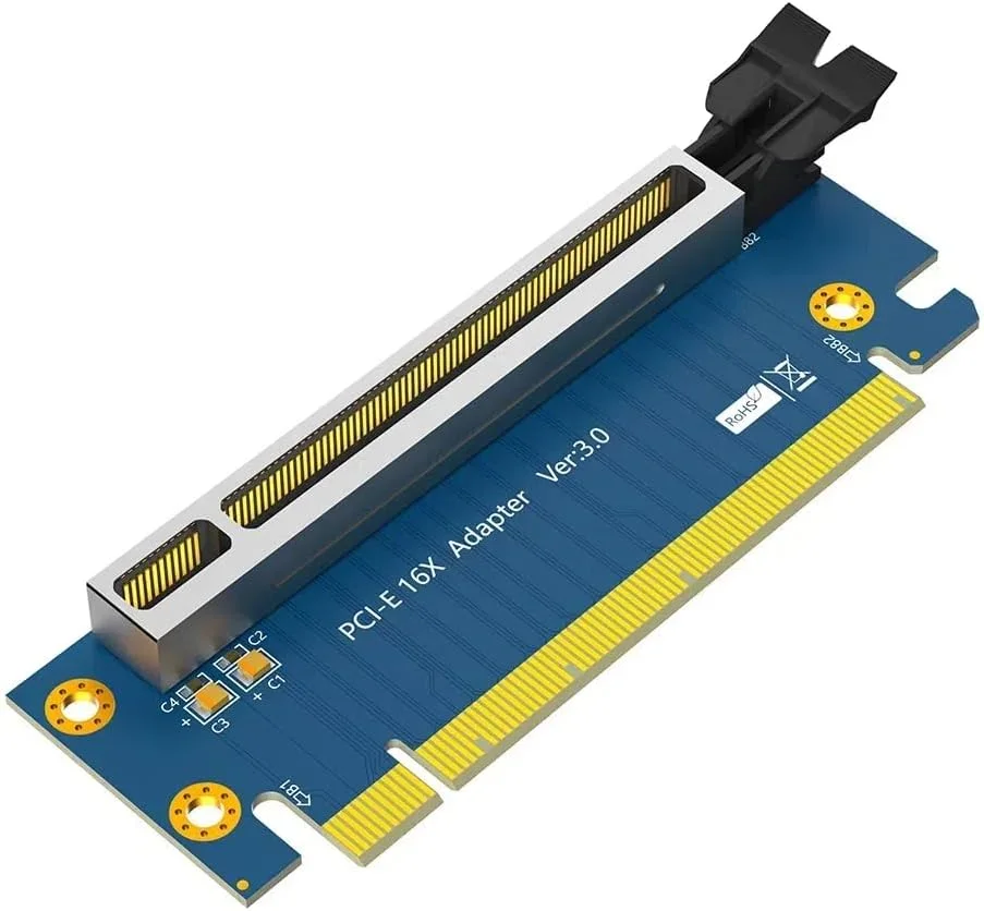 کارت توسعه PCI-Express 3.0 16x، کارت توسعه پرسرعت PCI Express 3.0 16X 90 درجه برای سرور 2U