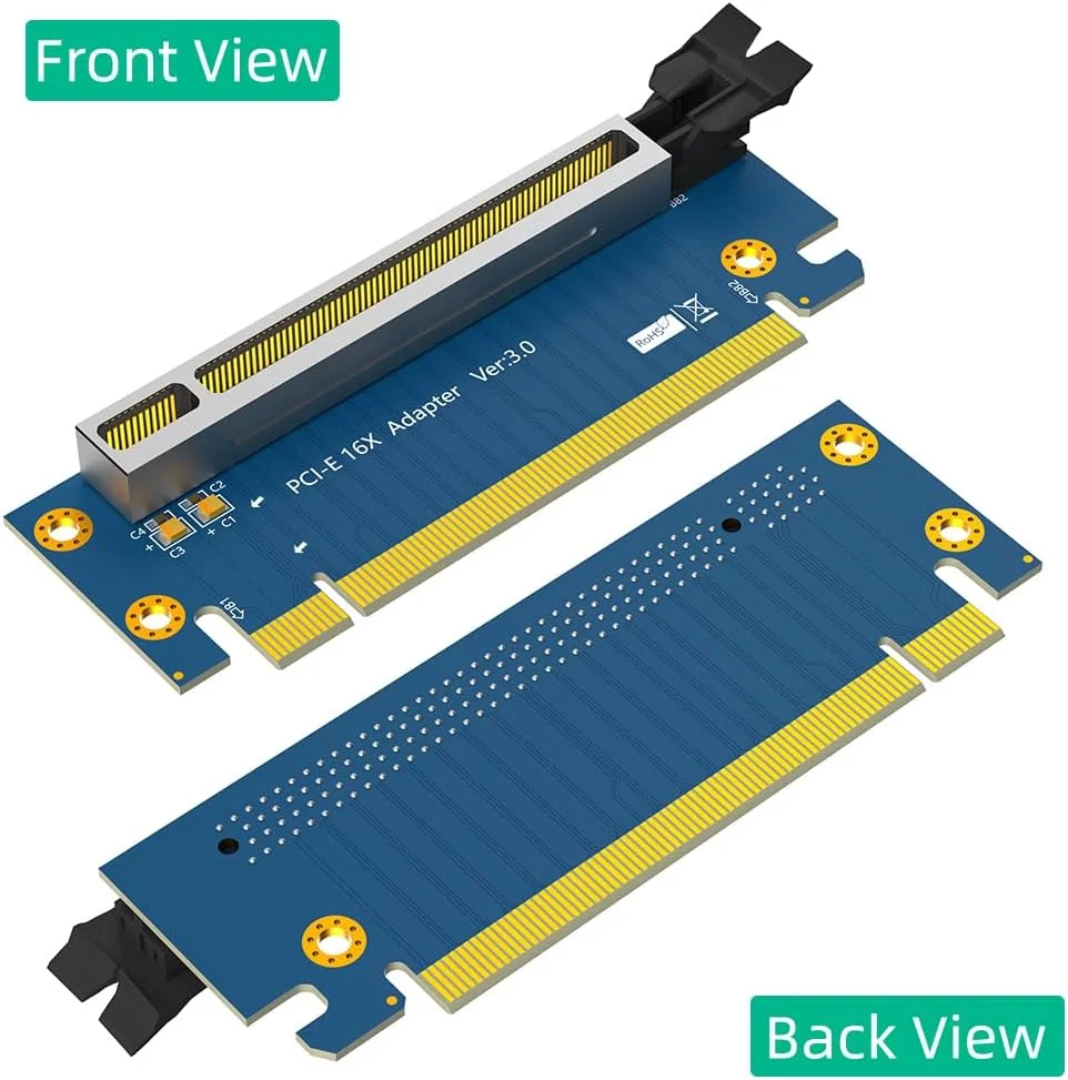 کارت توسعه PCI-Express 3.0 16x، کارت توسعه پرسرعت PCI Express 3.0 16X 90 درجه برای سرور 2U
