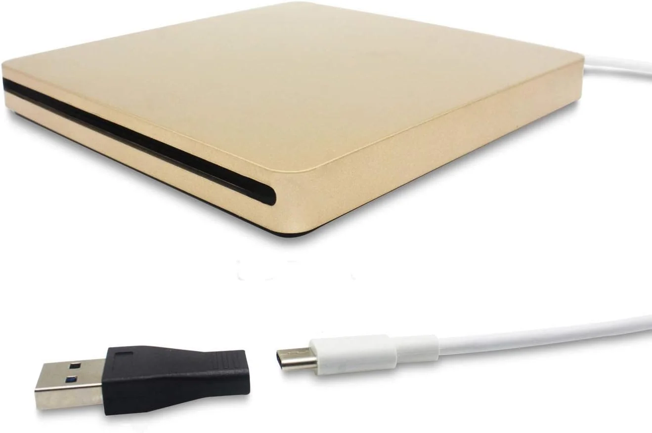 درایو اکسترنال سوپر Type-C، درایو DVD/CD اکسترنال قابل حمل USB رایتر/ریدر/بازنویس برای آخرین مدل های MacBook/MacBook Pro/ASUS/DELL Latitude با پورت USB-C درایو اکسترنال سوپر Type-C، درایو DVD/CD اکسترنال قابل حمل USB رایتر/ریدر/بازنویس برای آخرین مدل های MacBook/MacBook Pro/ASUS/DELL Latitude با پورت USB-C
