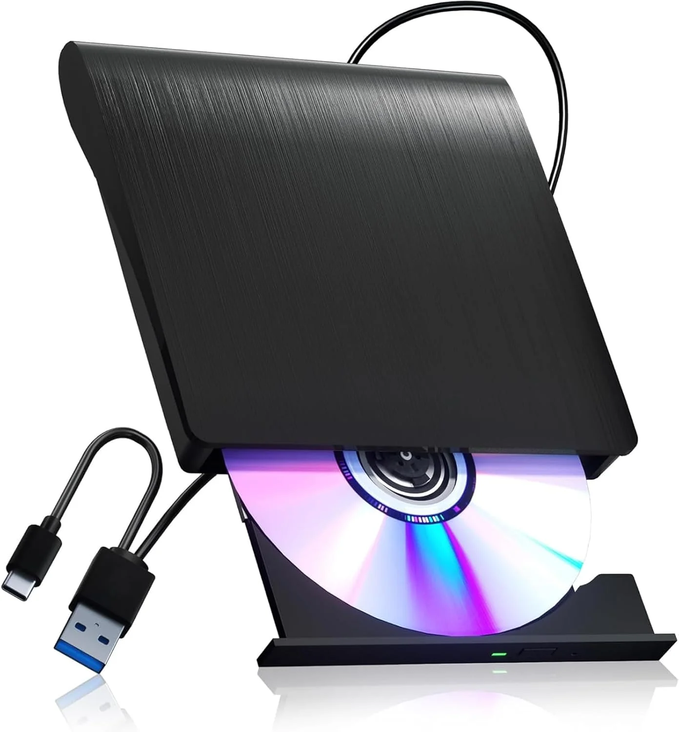 درایو نوری اکسترنال Tazweeq برای لپ تاپ و کامپیوتر، پخش کننده CD و DVD، USB 3.0، رایتر CD، قابل حمل، سازگار با ویندوز 7-10 و مک OS (مشکی) درایو نوری اکسترنال Tazweeq برای لپ تاپ و کامپیوتر، پخش کننده CD و DVD، USB 3.0، رایتر CD، قابل حمل، سازگار با ویندوز 7-10 و مک OS (مشکی)