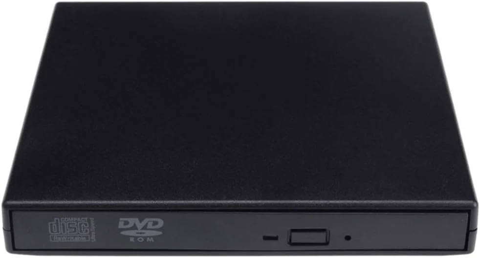 درایو نوری اکسترنال USB 2.0 شووی هگربی CD/DVD ROM پلیر DVD RW رایتر ریدر برای لپ تاپ و کامپیوتر ویندوز 7/8/10