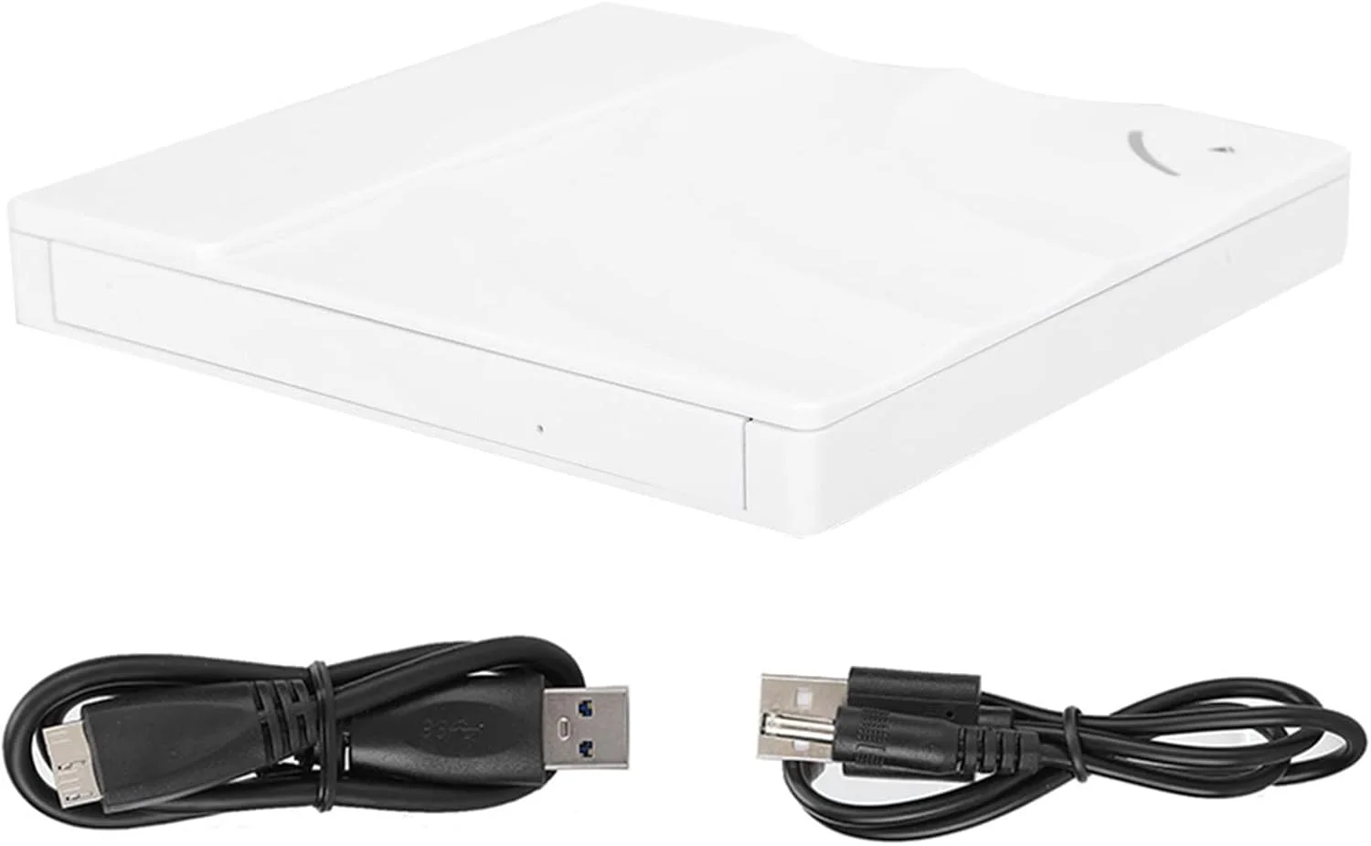 درایو نوری USB 3.0 با فرآیند آینه ای و سمباده کاری، درایو اکسترنال USB 3.0 برای WindowsXP/2003/Vista7/8.1/10 (سفید)