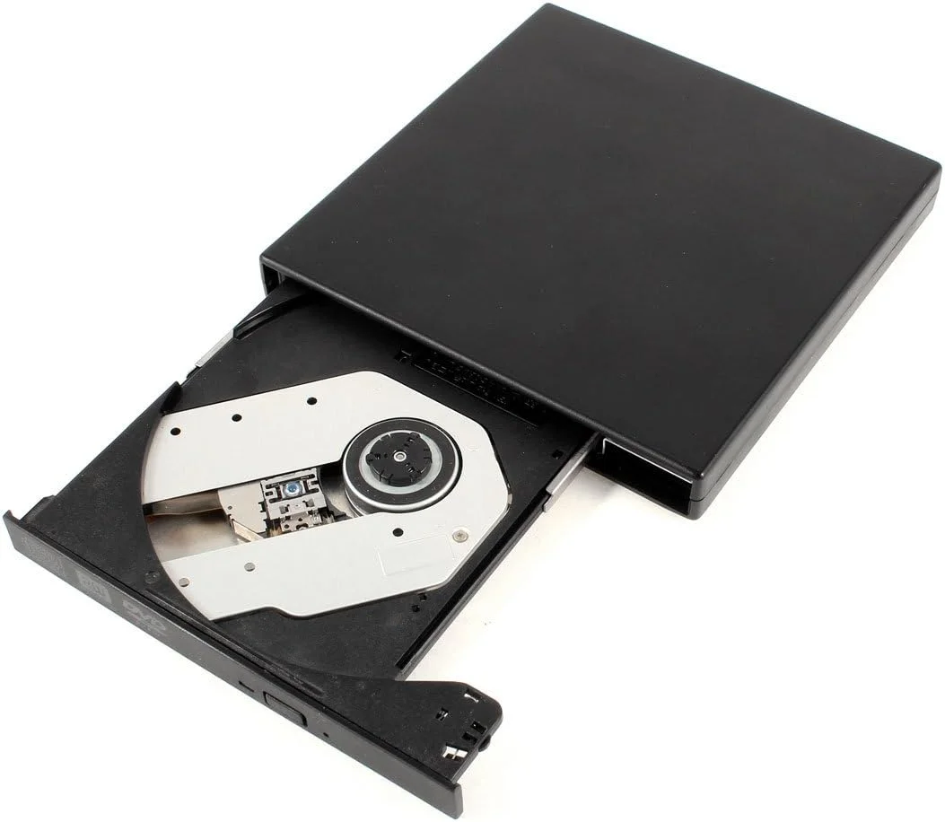 درایو نوری اکسترنال DVD-ROM باریک USB 2.0 برای کامپیوتر، لپ تاپ و دسکتاپ درایو نوری اکسترنال DVD-ROM باریک USB 2.0 برای کامپیوتر، لپ تاپ و دسکتاپ