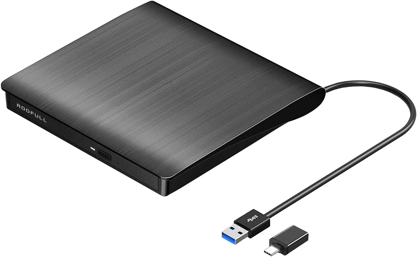 درایو DVD اکسترنال ROOFULL USB 3.0، رایتر و سوزاننده درایو نوری CD DVD +/-RW قابل حمل، سازگار با لپ تاپ و کامپیوتر رومیزی ویندوز 10/8/7 از HP Dell LG Asus Acer LG Lenovo Thinkpad، مشکی درایو DVD اکسترنال ROOFULL USB 3.0، رایتر و سوزاننده درایو نوری CD DVD +/-RW قابل حمل، سازگار با لپ تاپ و کامپیوتر رومیزی ویندوز 10/8/7 از HP Dell LG Asus Acer LG Lenovo Thinkpad، مشکی