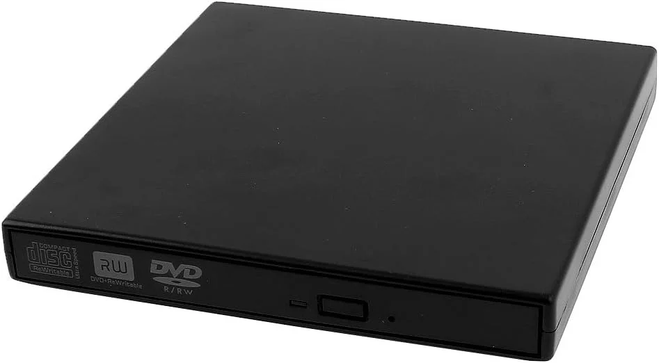 محفظه درایو نوری اکسترنال مشکی USB 2.0 CD/DVD+RW DL 24X محفظه درایو نوری اکسترنال مشکی USB 2.0 CD/DVD+RW DL 24X