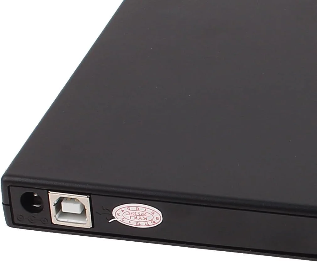 محفظه درایو نوری اکسترنال مشکی USB 2.0 CD/DVD+RW DL 24X