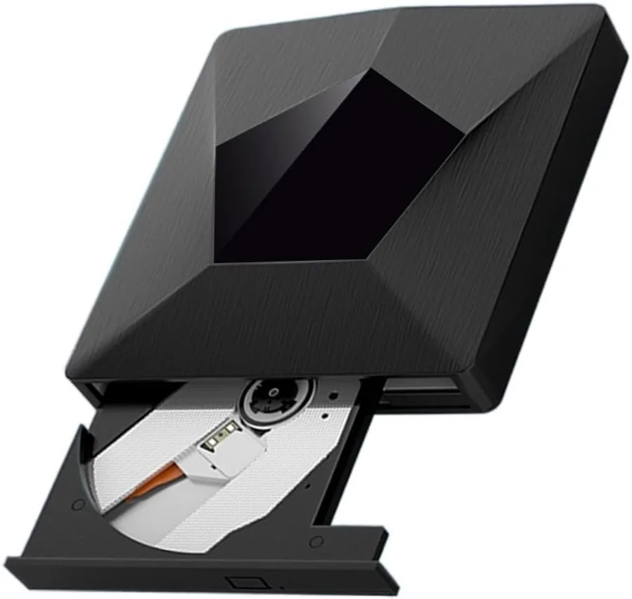 درایو نوری اکسترنال USB 3.0 قابل حمل CD/DVD-ROM DVD RW ROM رایتِر برای لپ تاپ رومیزی صفحه گردان برای خودرو و کودکان درایو نوری اکسترنال USB 3.0 قابل حمل CD/DVD-ROM DVD RW ROM رایتِر برای لپ تاپ رومیزی صفحه گردان برای خودرو و کودکان