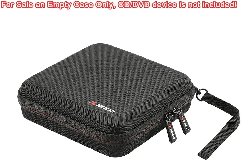 کیف حمل‌کننده درایو نوری اکسترنال RLSOCO مناسب برای مدل‌های Verbatim External Slimline/Hitachi-LG BP55/GP70/GP60/ASUS ZenDrive, Pioneer, Apple USB SuperDrive, Dell DW316 (فقط کیف)