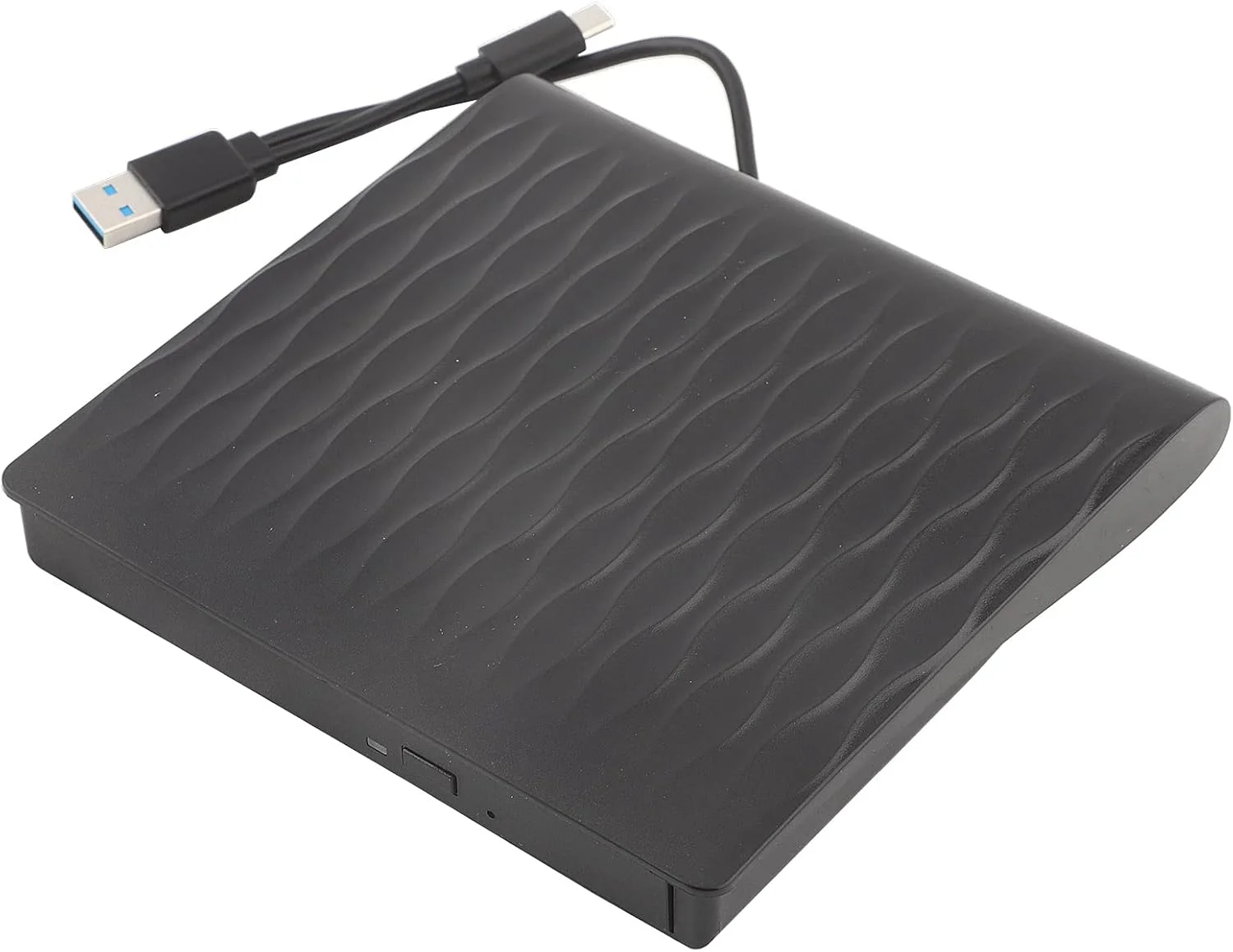 درایو نوری اکسترنال قابل حمل 12.7 میلی متری USB 3.0 برای کامپیوترهای رومیزی و لپ تاپ، انتقال داده با سرعت بالا، اتصال و پخش آسان، سبک و جمع و جور