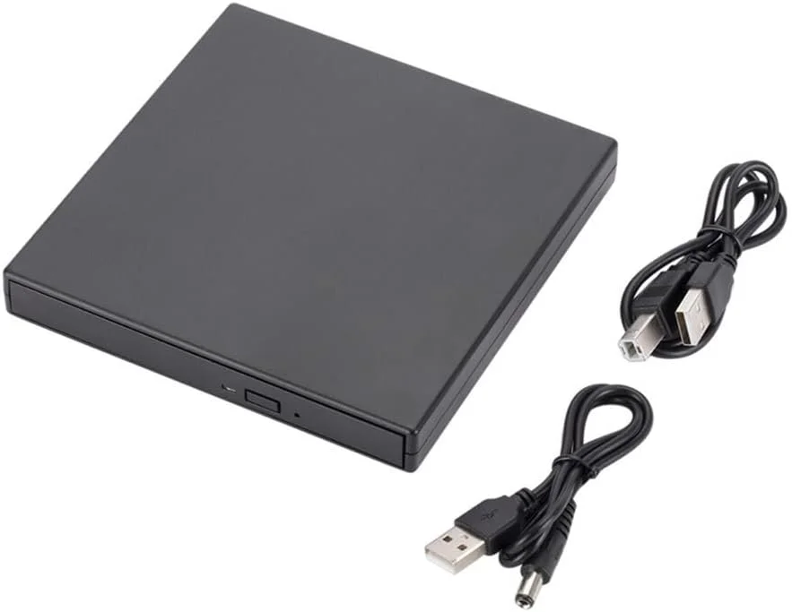 درایو نوری اکسترنال قابل حمل با سرعت بالا، جایگزین درایو CD، قابل استفاده مجدد و جداشدنی، پخش کننده و نویسنده DVD برای کامپیوتر
