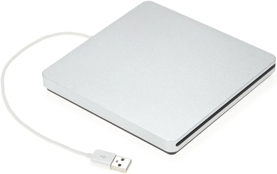 درایو DVD رام اکسترنال فوق العاده باریک قابل حمل USB 2.0 موریلیان، جایگزین برای iMac/MacBook/MacBook Air/Pro لپ تاپ PC