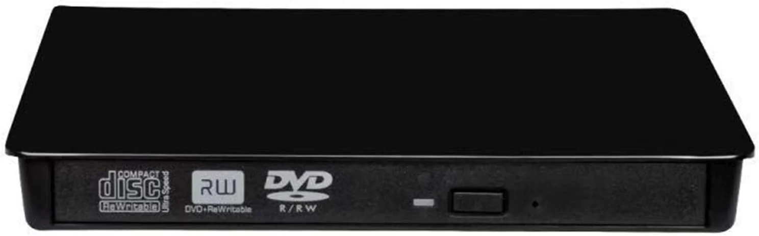 درایو DVD اکسترنال، دستگاه ODD و HDD اکسترنال USB 3.0 قابل حمل CD/DVD/VCD درایو/پخش کننده DVD برای لپ تاپ، کامپیوتر رومیزی، CD ROM برای ویندوز، Li، اپل، مک OS - مشکی