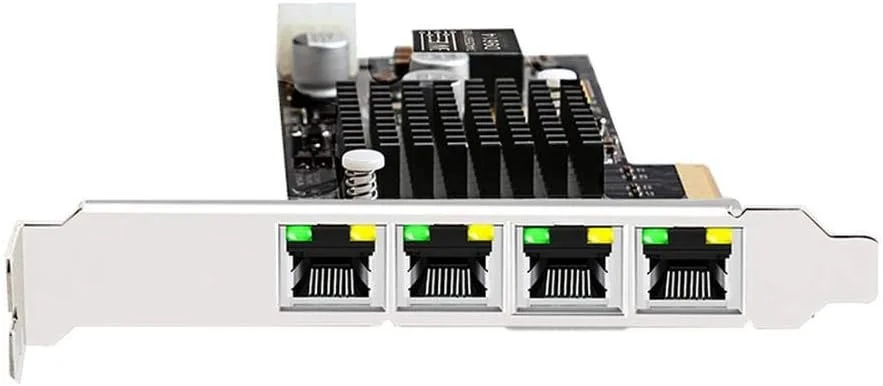 کارت شبکه گیگابیتی 4 پورت PCI-E 4X با رابط POE LAN و چهار پورت RJ45 با سرعت 10/100/1000Mbps مبتنی بر Intel350 کارت شبکه گیگابیتی 4 پورت PCI-E 4X با رابط POE LAN و چهار پورت RJ45 با سرعت 10/100/1000Mbps مبتنی بر Intel350