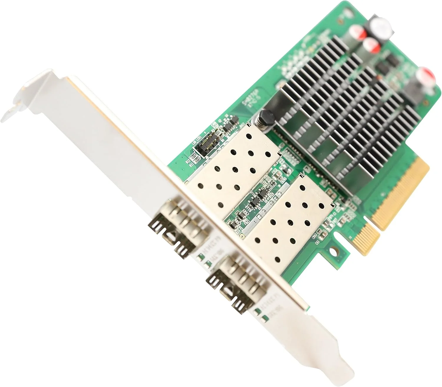 کارت شبکه دو پورت SFP+ 10 گیگابیتی PCI-E X8 با چیپست اینتل
