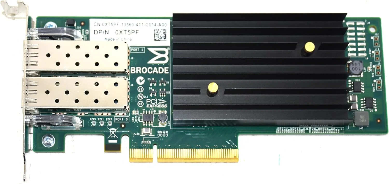 آداپتور دو پورت 10 گیگابیت Brocade 1020 BR1020 PCI-E CNA با پشتیبانی از FCoE