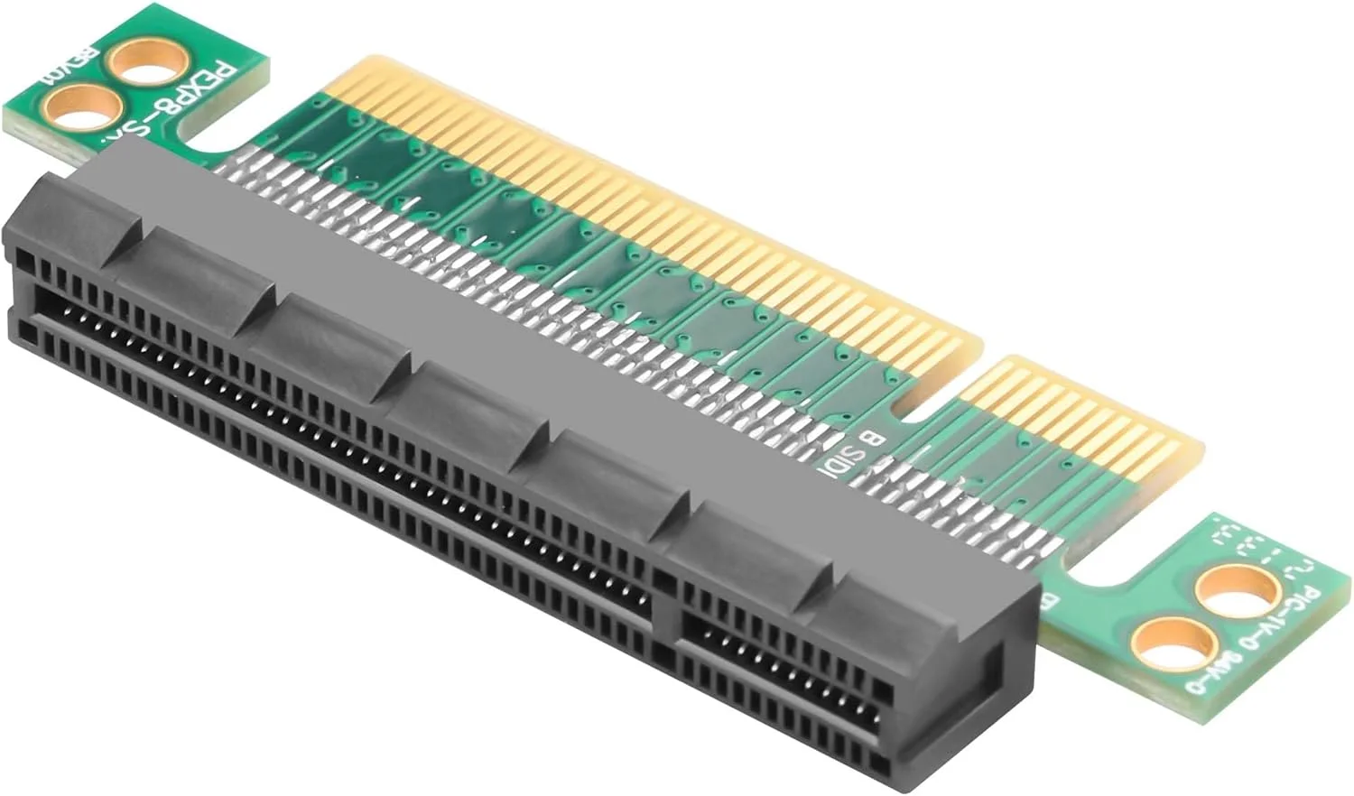 کارت محافظ توسعه دهنده رابط نر به ماده PCI-E X1 کرسیان، کارت افزایش دهنده اسلات PCI-E Express 1X برای آداپتور سوکت PCIe سرور کامپیوتر با ارتفاع 1U (PCI-E X8)