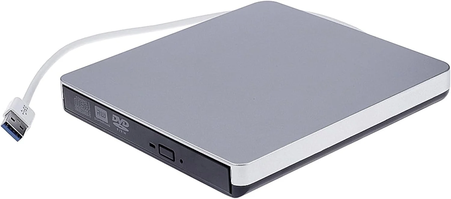درایو نوری اکسترنال فوق العاده باریک USB 3.0 Labymos CD-RW DVD-RW، پخش کننده CD/DVD قابل حمل برای ویندوز/مک OS