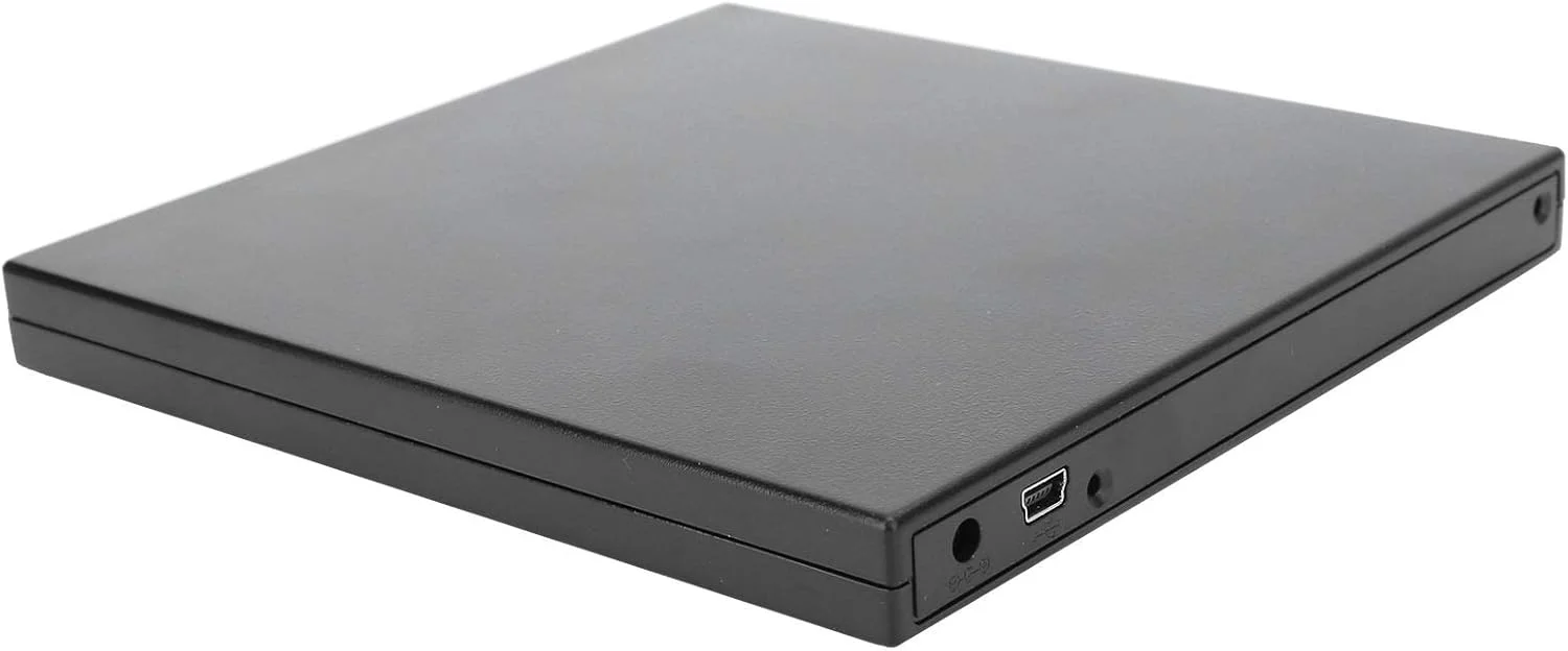 محفظه درایو CD DVD برای لپ تاپ، هارد اکسترنال، محفظه درایو ABS، جعبه هارد اکسترنال، کیت ذخیره سازی لپ تاپ کامپیوتر، مشکی 9.5 میلی متر