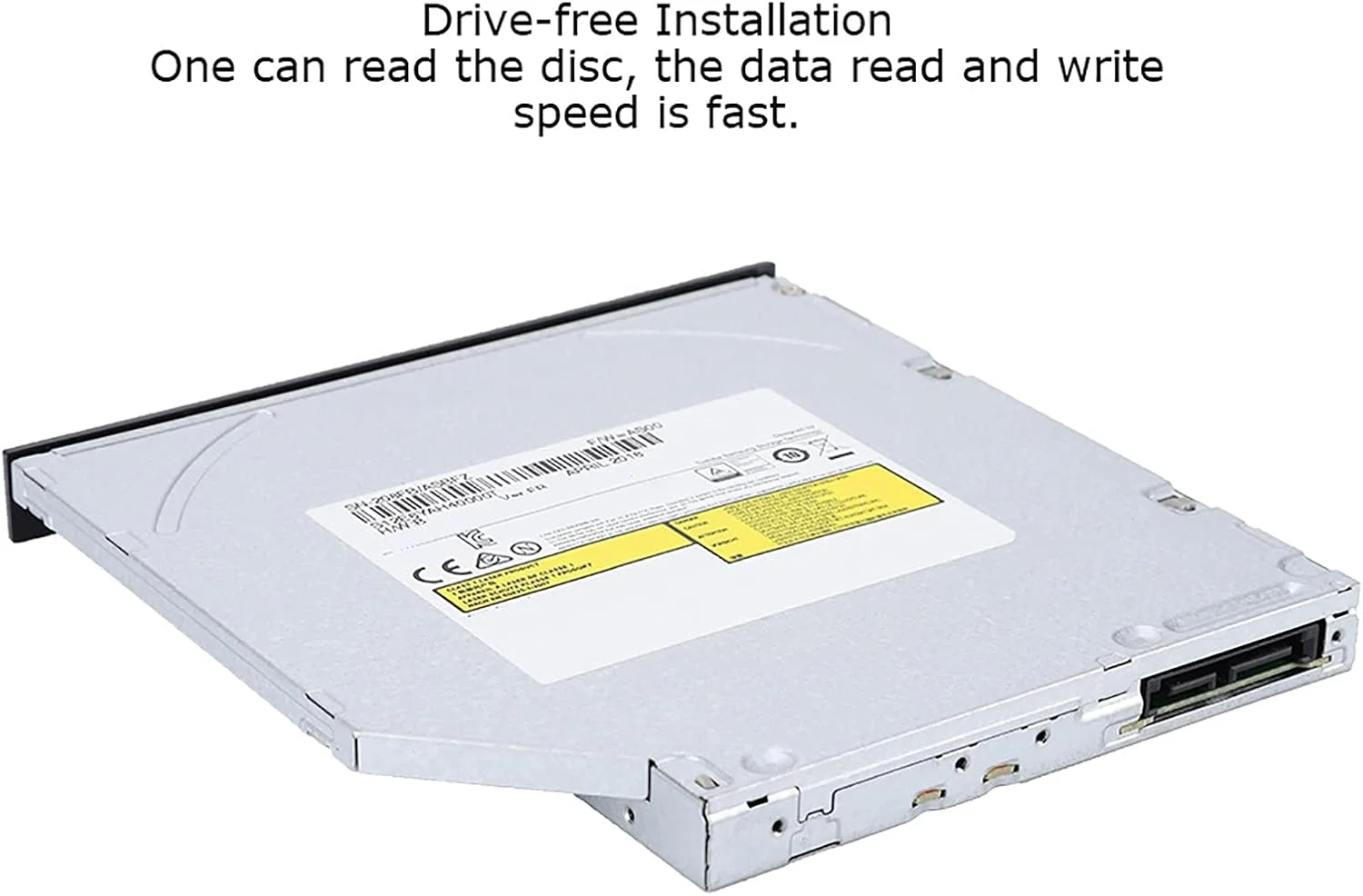 دی وی دی رایتر داخلی، درایو نوری قابل حمل DVD Recorder Player CD Writer برای لپ تاپ نوت بوک کامپیوتر رومیزی (سفید)