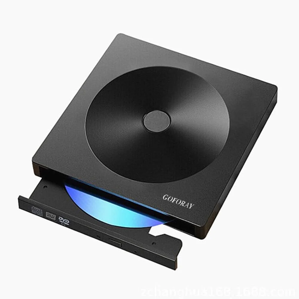 درایو اکسترنال DVD CD-RW USB 3.0 Type-C، پلیر، رایتر، درایو قابل حمل ODD HDD برای ویندوز و مک