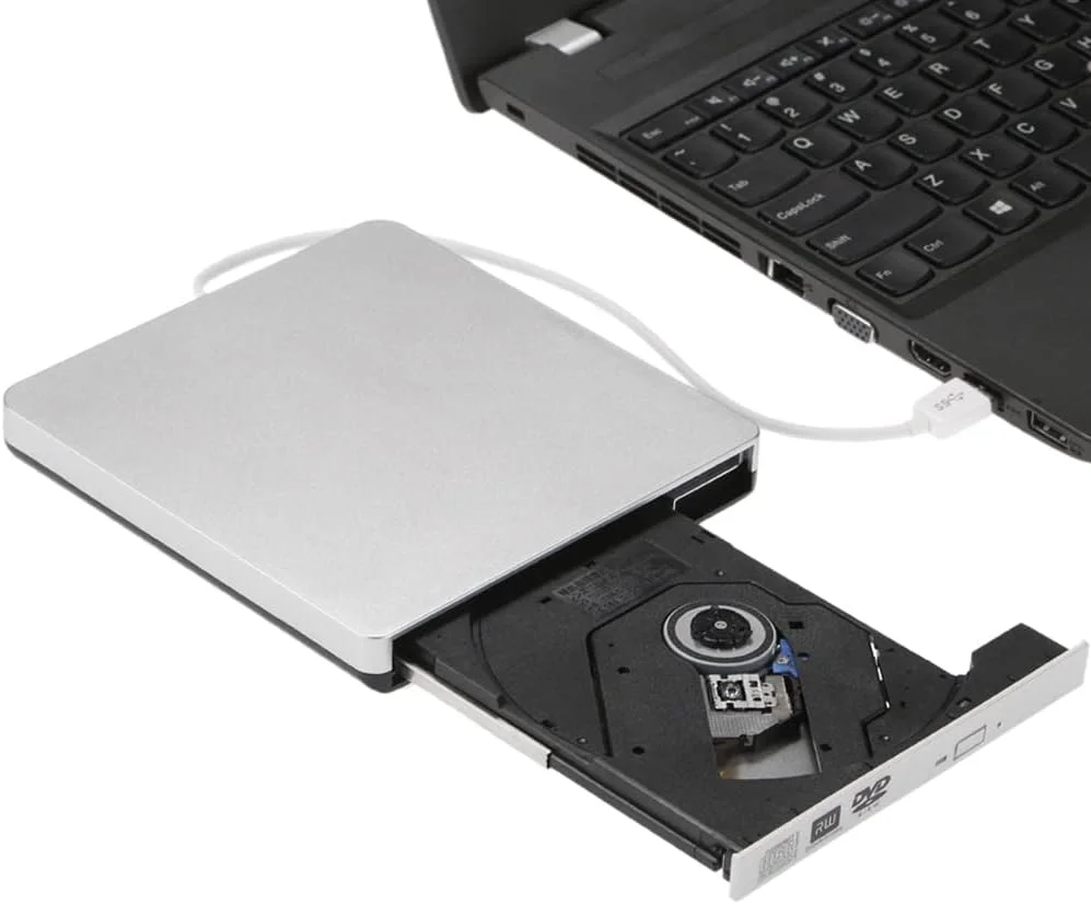 درایو نوری اکسترنال USB 3.0 قابل حمل Irovami مدل CD-RW DVD-RW رایتر ریرایتر برنر جایگزین برای آی‌مک/ایر/پرو لپ‌تاپ PC