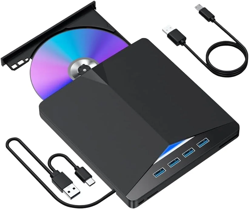 درایو نوری اکسترنال CD DVD، درایو اکسترنال USB 3.0 7 در 1، کارت توسعه دستگاه رایت DVD موبایل، درایو نوری اکسترنال کامپیوتر رومیزی