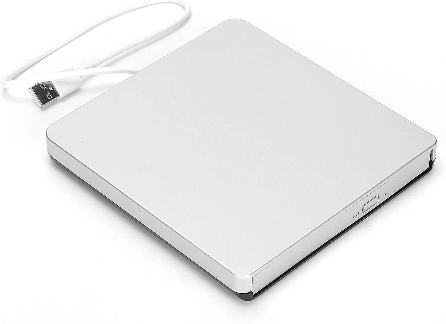 درایو DVD سوز اکسترنال USB2.0، پلیر DVD قابل حمل برای ویندوز XP/ Wind10/ Vista/7/Linux/OS X، سرعت کش 2 مگابایت