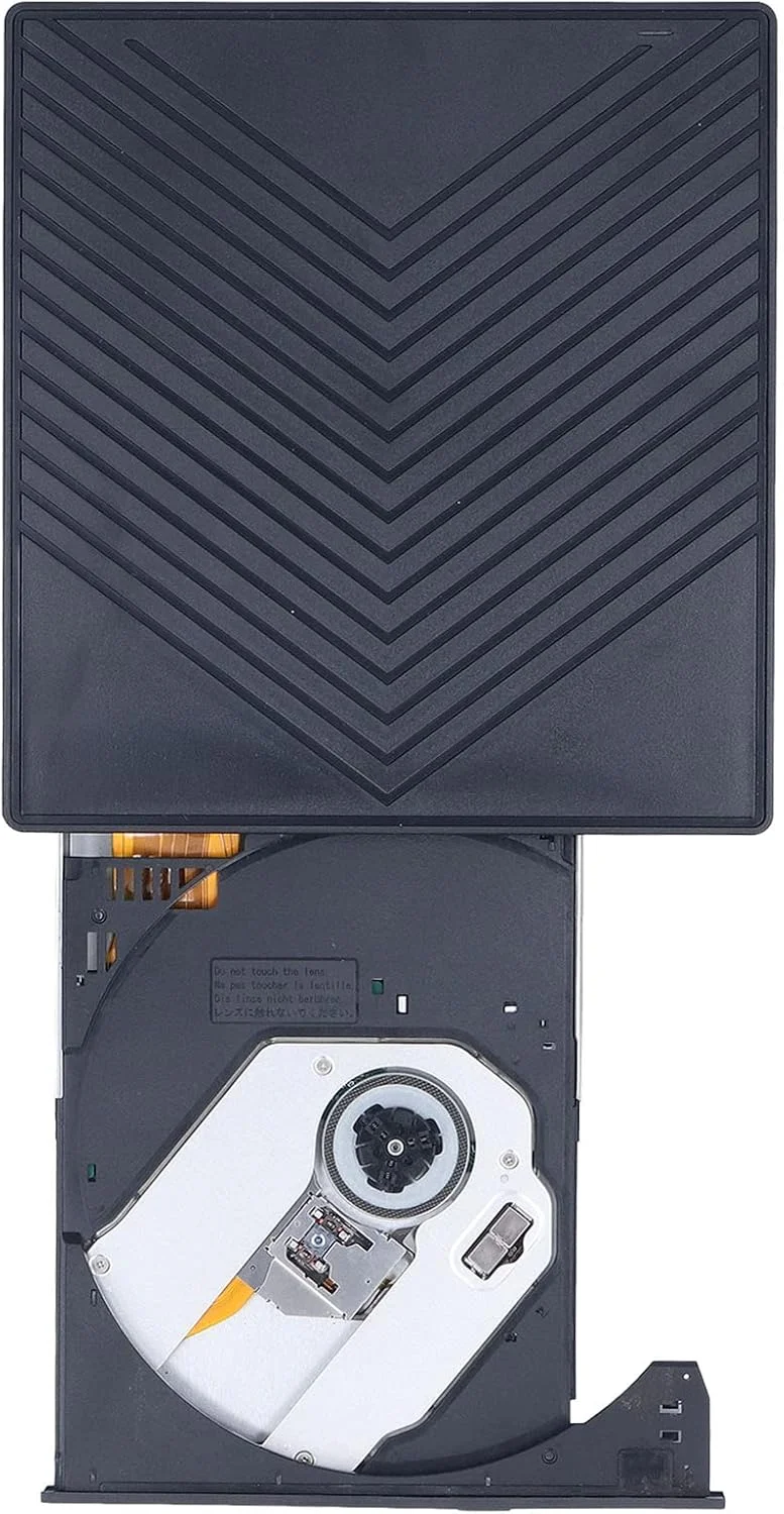 درایو نوری اکسترنال CD DVD گونیک، USB 3.0 Type C RW VCD درایو اپتیکال 6 در 1 CD DVD ROM رایتر ریدر، اتصال و پخش، سی دی رایتر برای لپ تاپ، کامپیوتر رومیزی