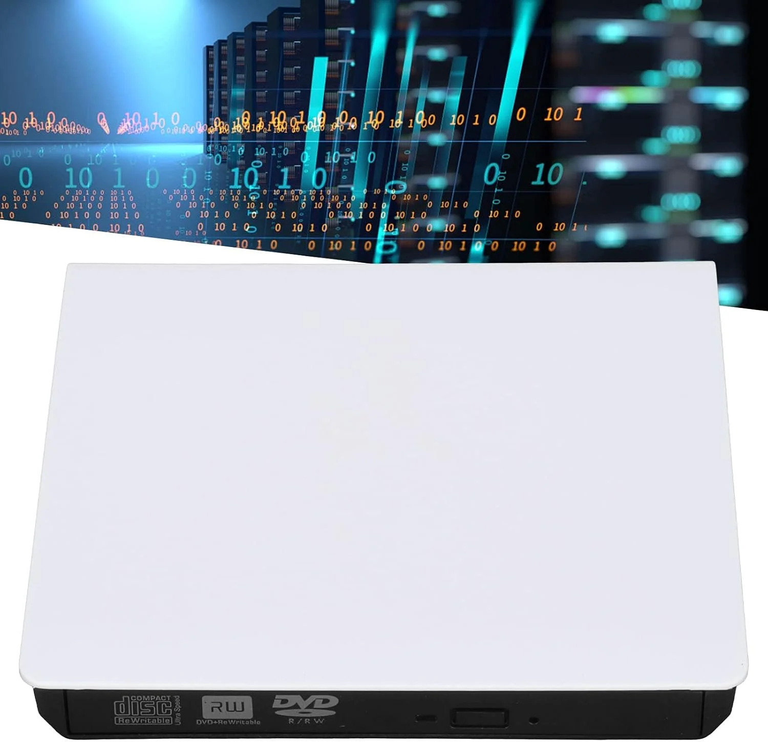 درایو DVD، درایو نوری قابل حمل پایدار 5 گیگابیت بر ثانیه با سرعت USB 3.0 اکسترنال برای یک دستگاه، مناسب برای نوت بوک و کامپیوترهای رومیزی