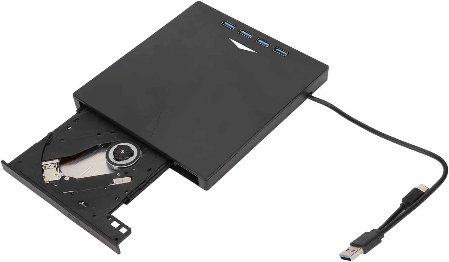 درایو DVD اکسترنال با کابل داخلی و مقاومت کم، مناسب برای ویندوز XP، لینوکس و سیستم عامل OS X