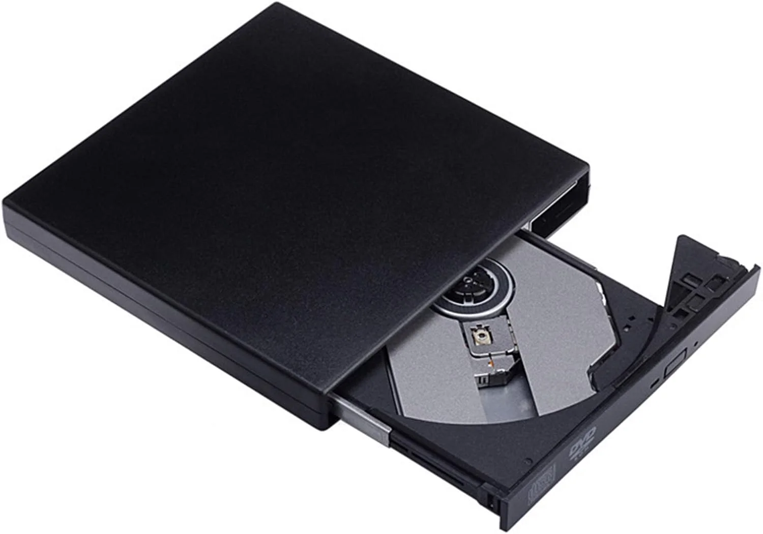 درایو DVD اکسترنال USB 2.0 قابل حمل CD/DVD/-RW / پخش کننده DVD و رایت CD برای لپ تاپ و کامپیوتر